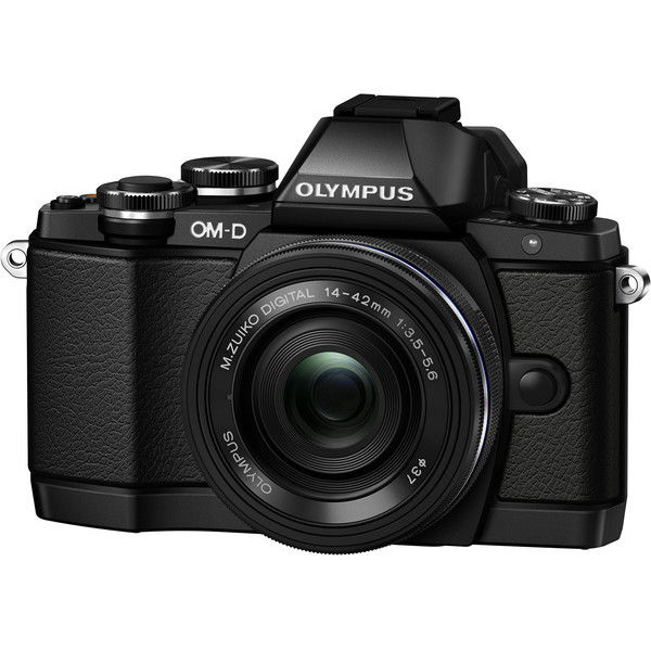 Цифровая системная фотокамера OLYMPUS E-M10 KIT (14-42 PANCAKE ZOOM) Black/Black